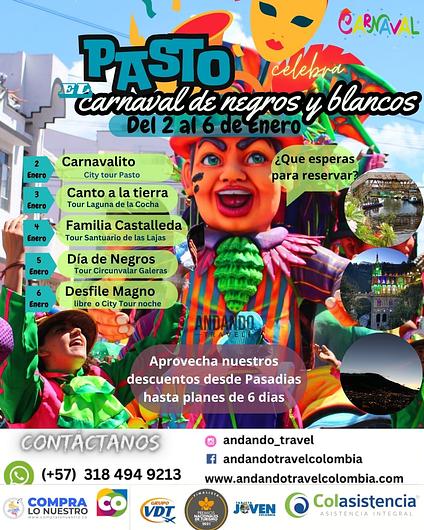 ¿Listo para Vivir la Magia de los Carnavales del Sur de Colombia? Nariño